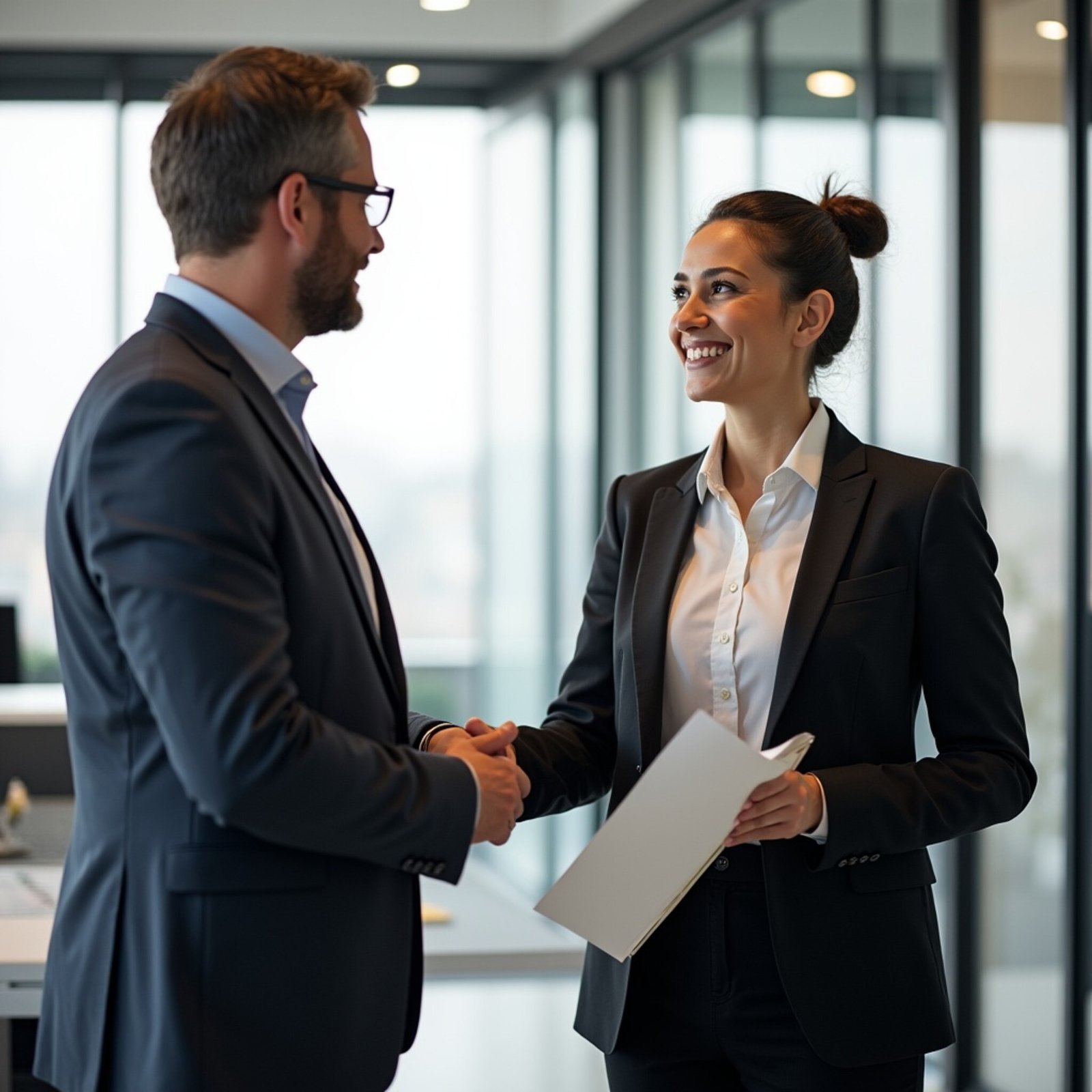 خريج عربي ناجح من برنامج الاوسبيلدونغ في حفل التخرج